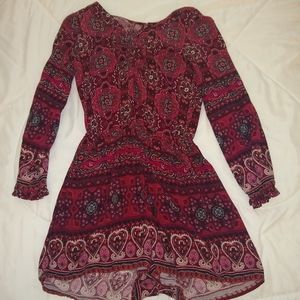 Hollister patterned romper